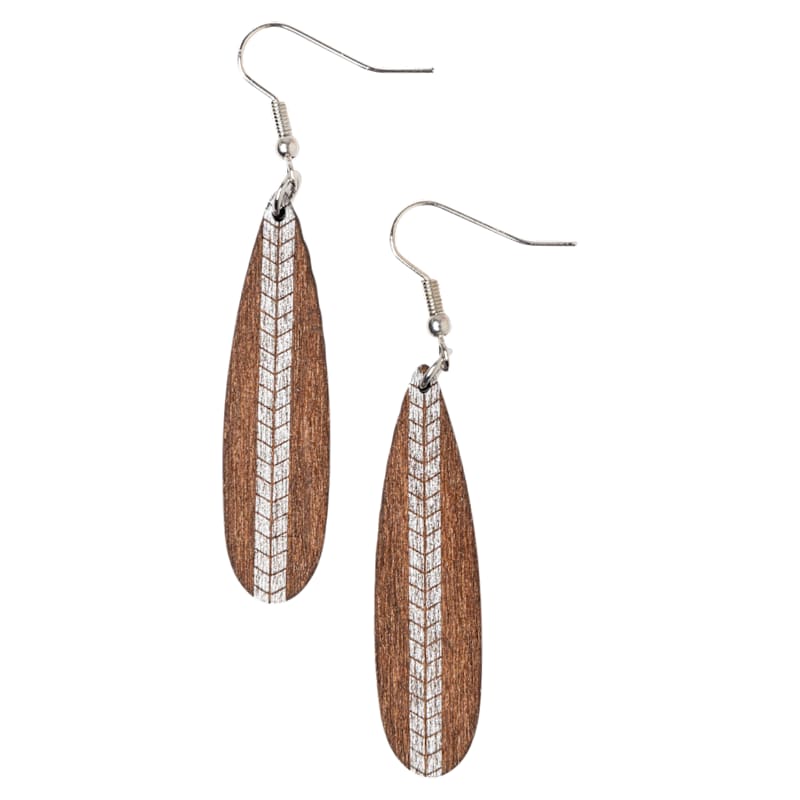 Howard's Samira Arrow Wood Earrings