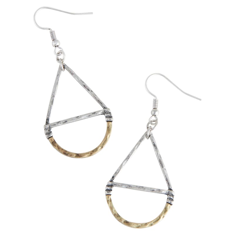 Howard's Wild Spirit Hammered Teardrop Earrings