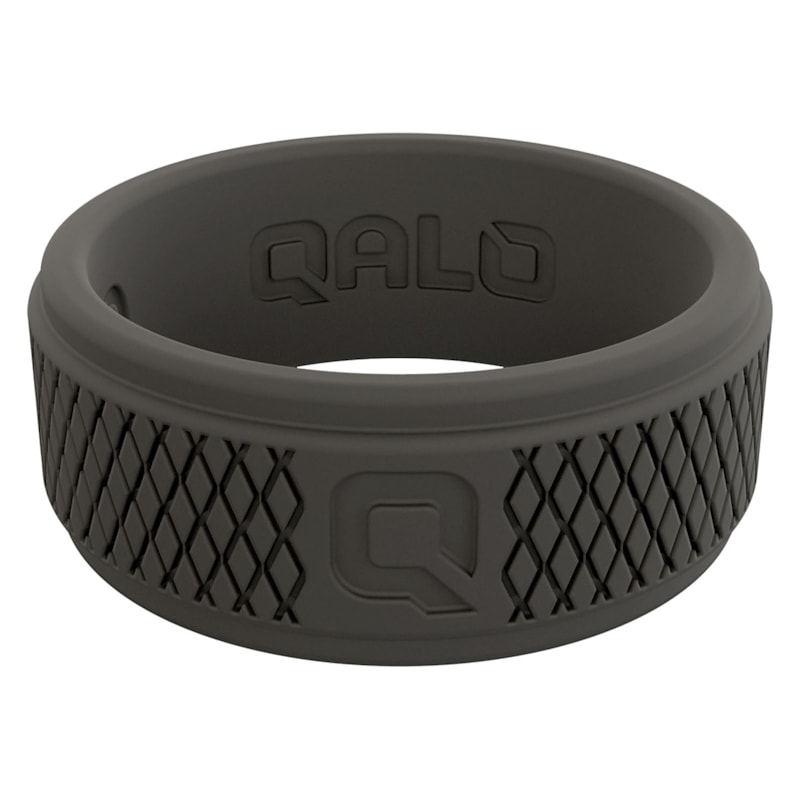 QALO Crosshatch Q2X Silicone Ring for Men