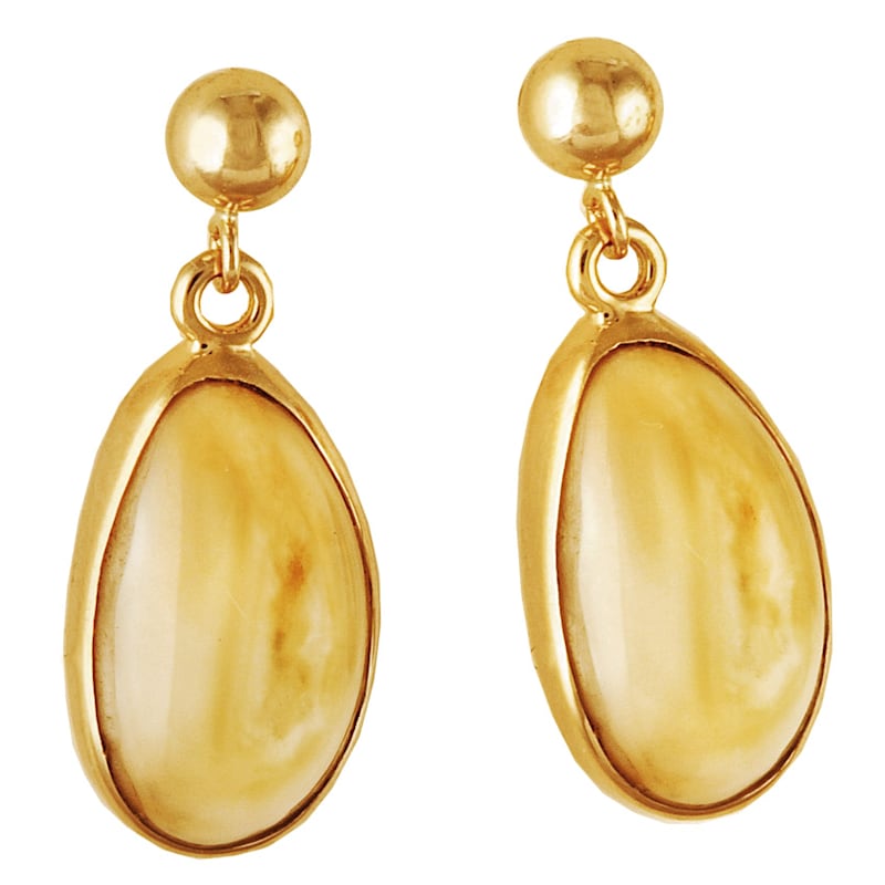 Frontier Collection Custom 10-Kt. Elk Ivory Earrings