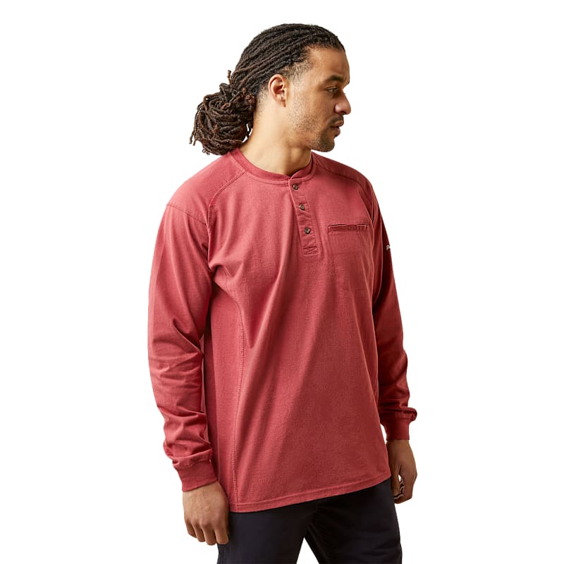 Ariat FR Air Long-Sleeve Henley for Men