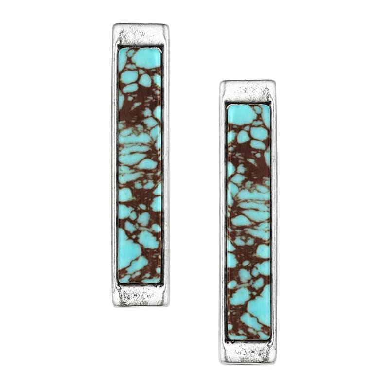 Montana Silversmiths Turquoise River Earrings