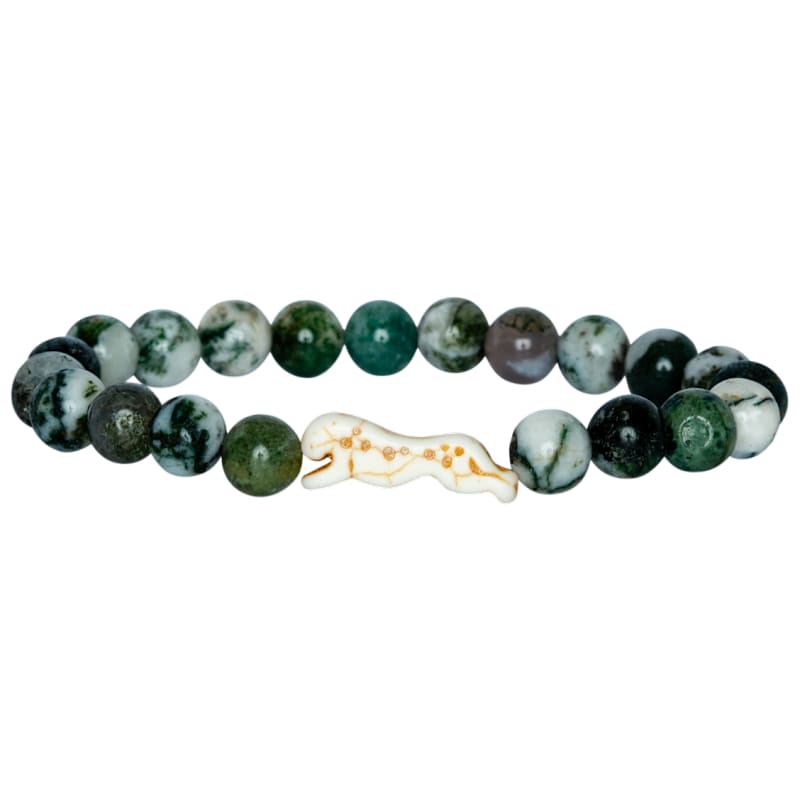 fahlo Sprint Track-A-Cheetah Acacia Beaded Bracelet