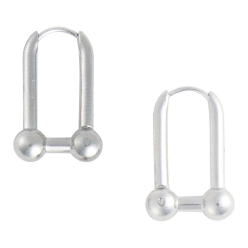 Howard's Narelle Silver Waterproof U-Link Earrings