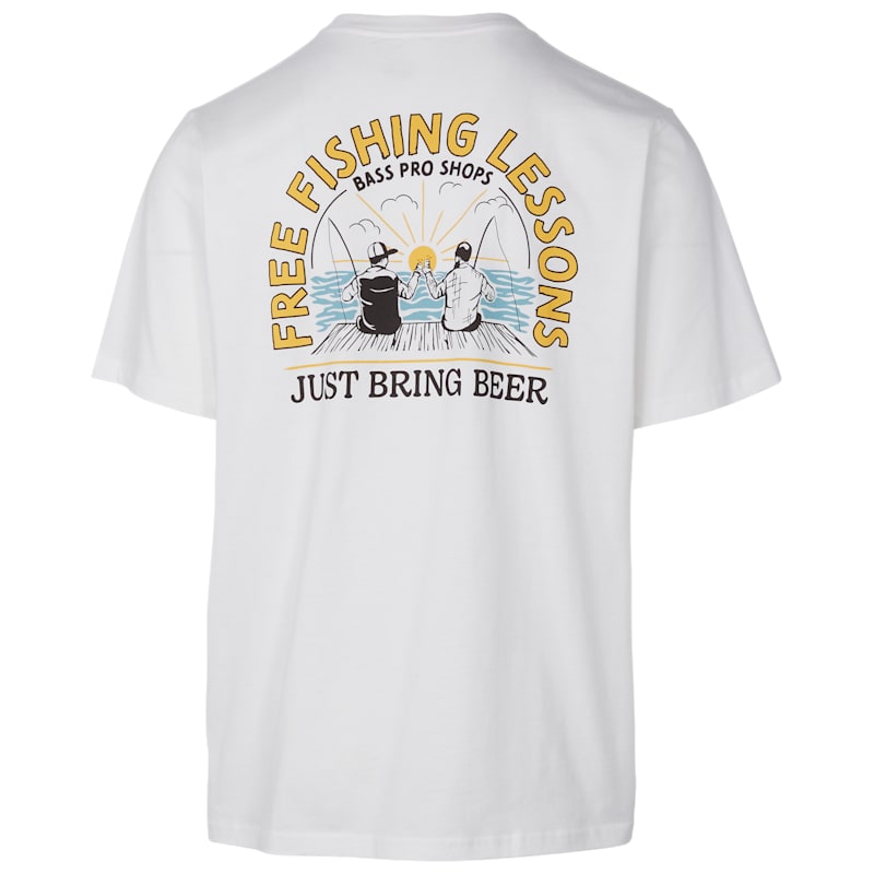 Bass Pro Shops Fishing Lessons Short-Sleeve T-Shirt for Men