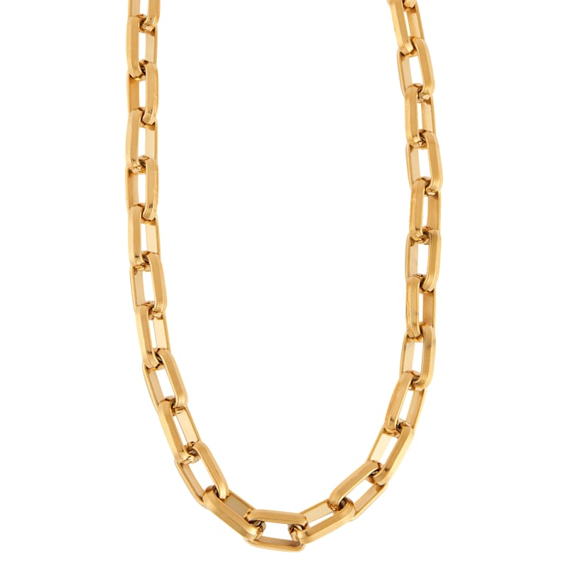 Howard's Narelle Gold Waterproof Chunky Rectangle Link Chain Necklace