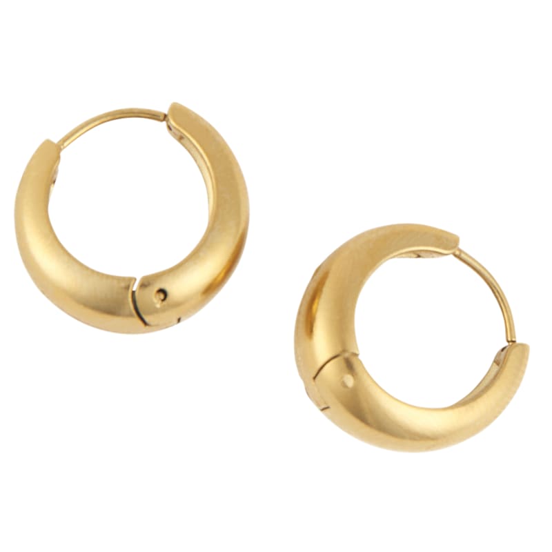 Howard's Narelle Gold Waterproof Graduated Hoop Earrings
