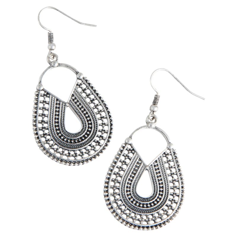 Howard's Wild Spirit Textured Curved Earrings