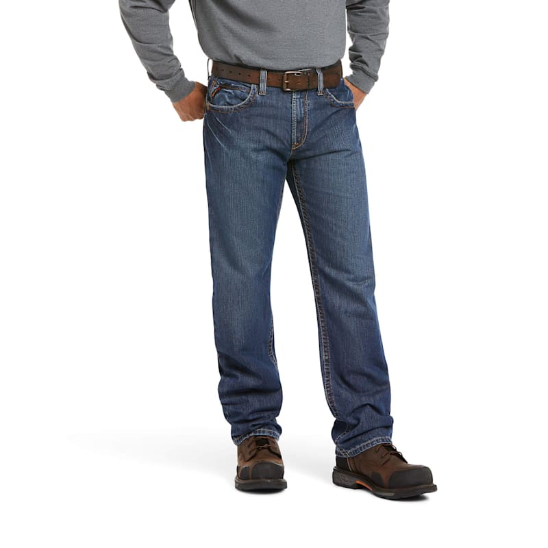 Ariat Flame-Resistant M3 Loose Basic Stackable Straight-Leg Jeans for Men