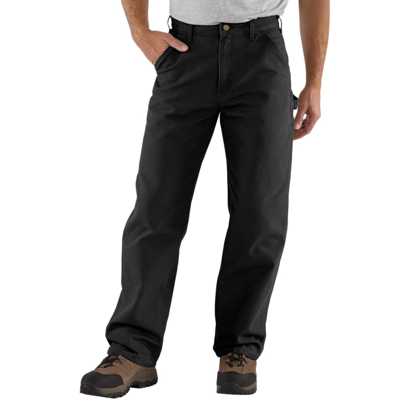 Carhartt Loose-Fit Washed Duck Utility Work Pants for Men