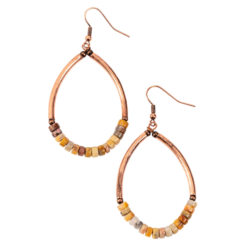 Howard's Wild Spirit Beaded Drop Earrings