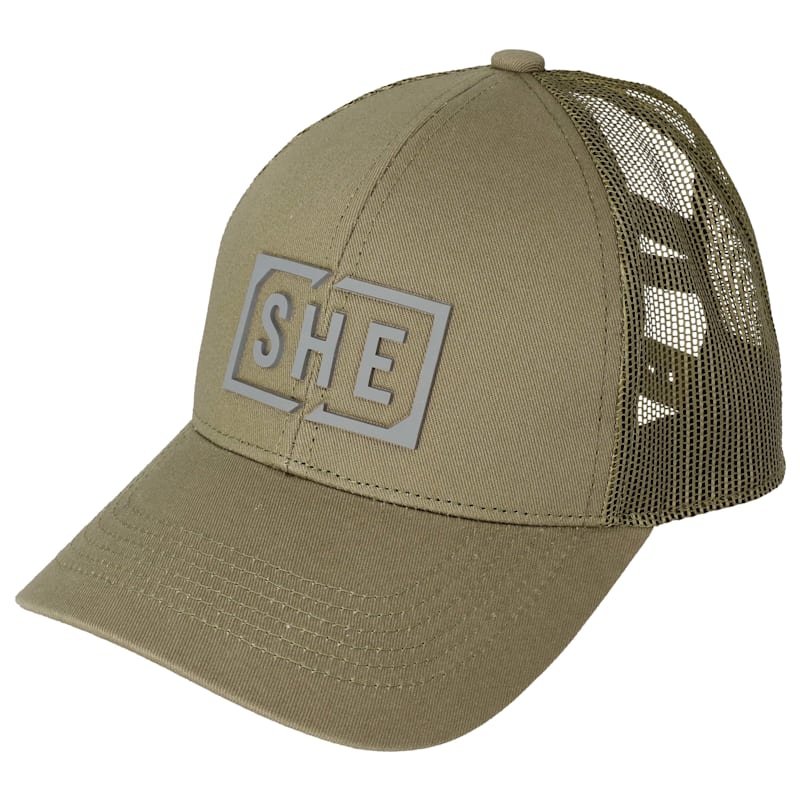 SHE Outdoor Zig-Zag Ponytail Cap