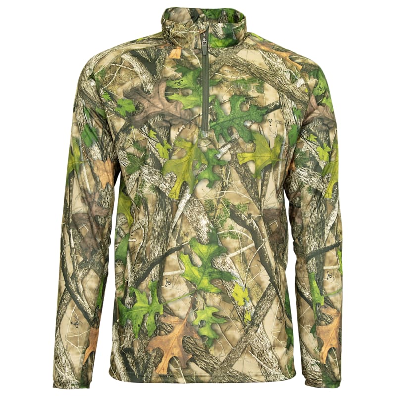 RedHead Grid Lite Quarter-Zip Long-Sleeve Pullover for Men