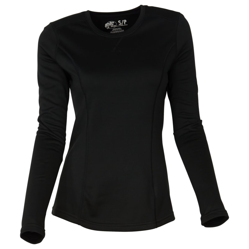 Bass Pro Shops Thermal Fleece Long-Sleeve Crew-Neck Top for Ladies