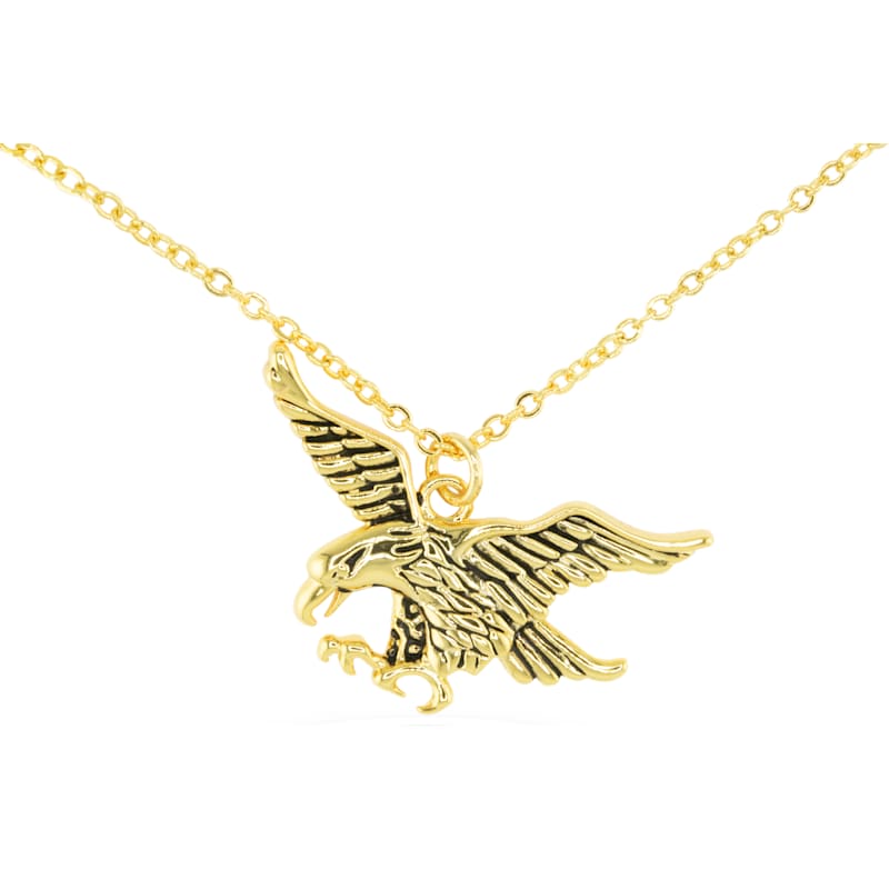 Amanda Blu Landing Eagle Gold Necklace