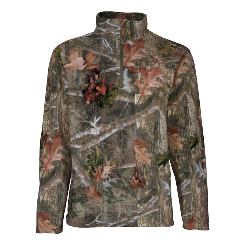 RedHead Fleece Quarter-Zip Long-Sleeve Pullover for Men