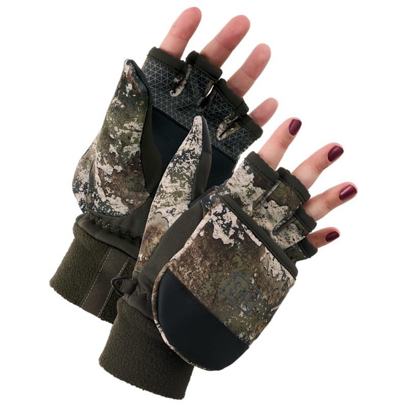 SHE Outdoor Fleece Pop-Top Insulated Mittens