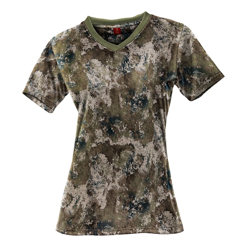 SHE Outdoor 60/40 V-Neck Short-Sleeve T-Shirt