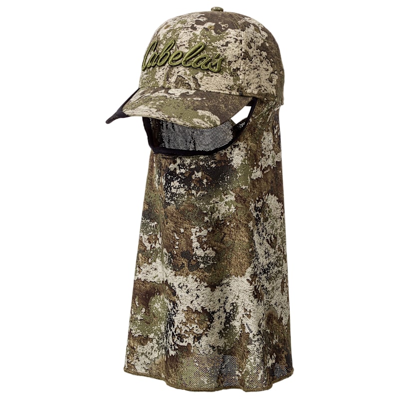 Cabela's Camo Face Mask Cap