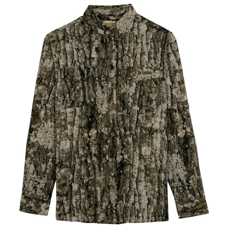 RedHead Tec-Lite Woven Long-Sleeve Button-Down Shirt with Insect Shield for Men