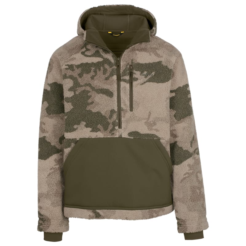 Cabela's Outfitter Series Berber Half-Zip Hooded Pullover with 4MOST WINDSHEAR for Men