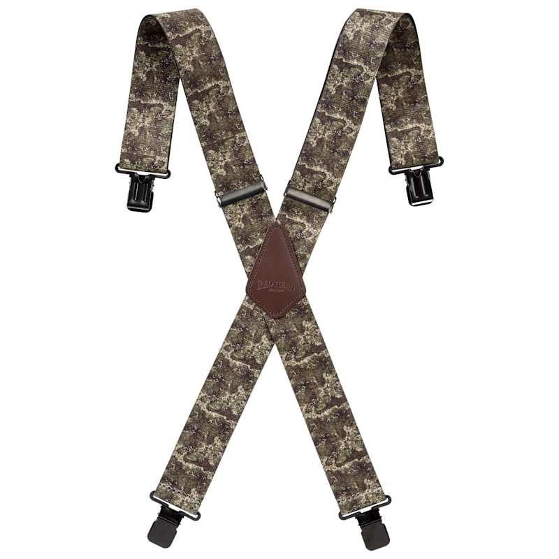 RedHead Clip-On X-Style Suspenders