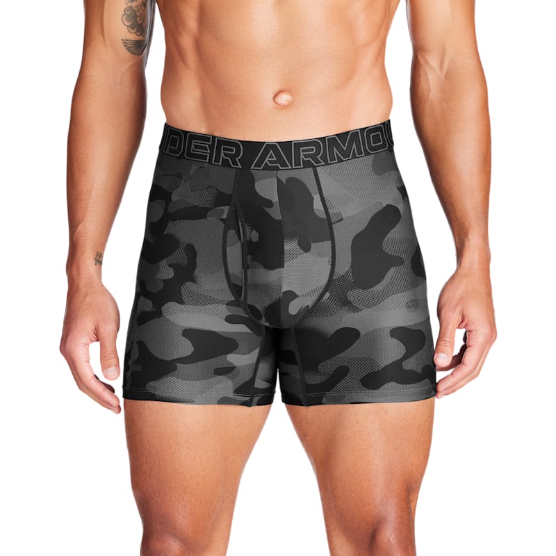 Under Armour Performance Tech 6" Print Boxer Briefs 3-Pack