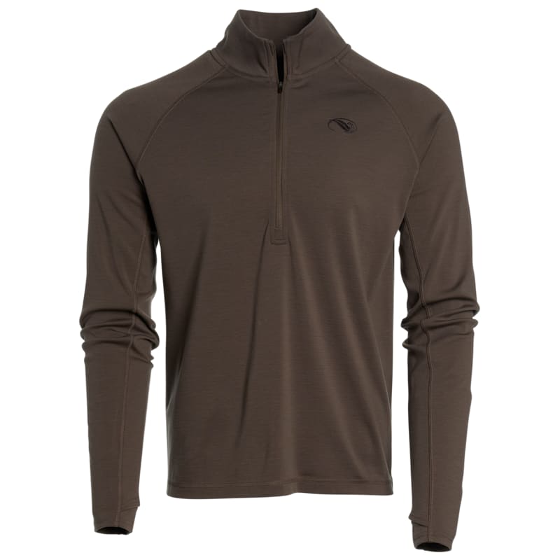 Mack's Prairie Wings Midweight Merino Base Layer Quarter-Zip Pullover