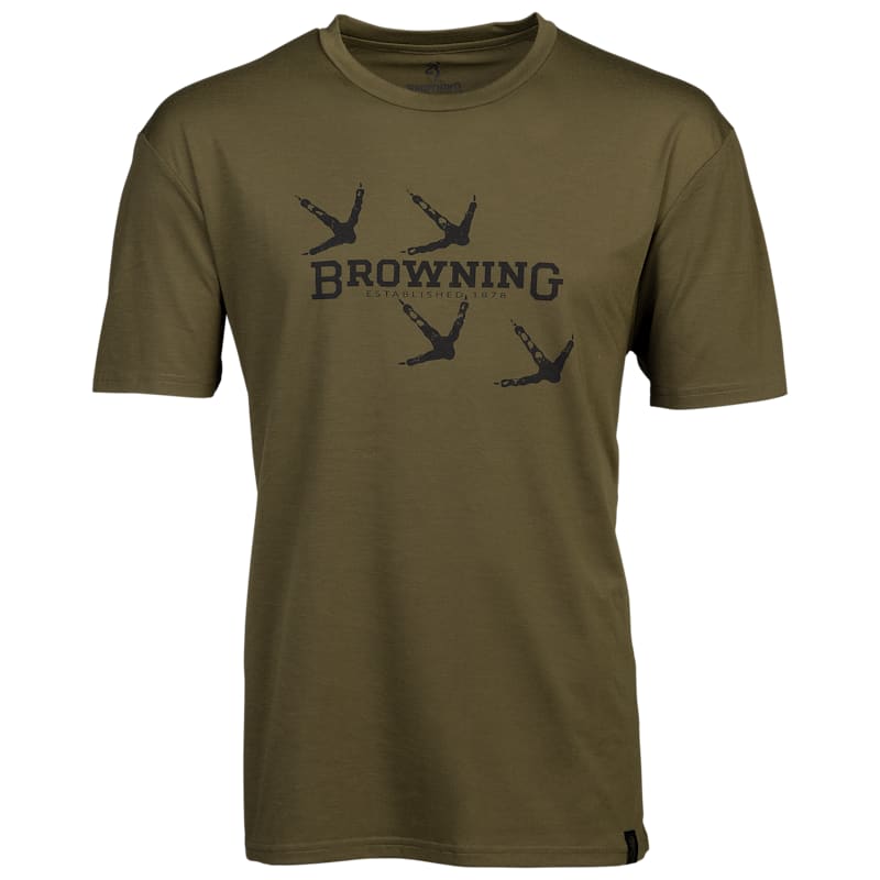 Browning Turkey Track Performance Camp Short-Sleeve T-Shirt for Men