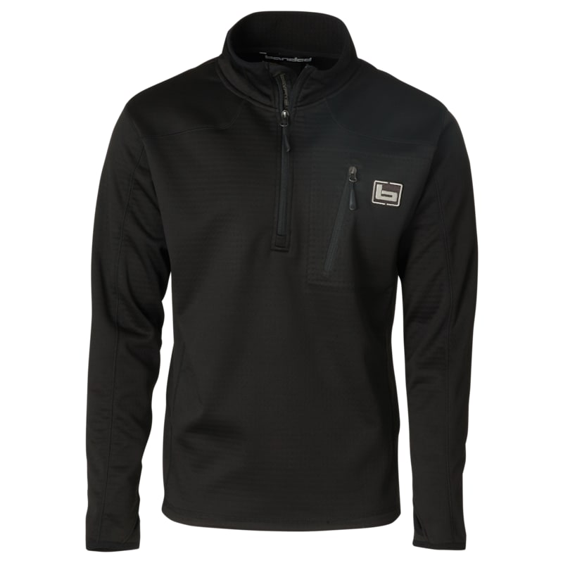 Banded Mid Layer Fleece Quarter-Zip Pullover