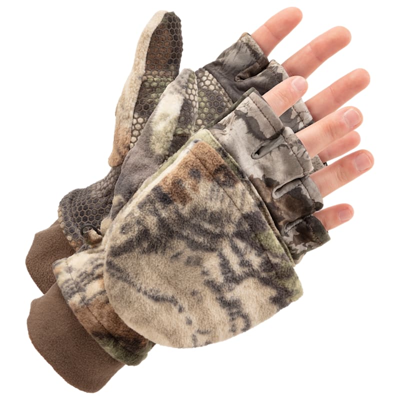 ScentLok Fleece Pop-Top Gloves for Men