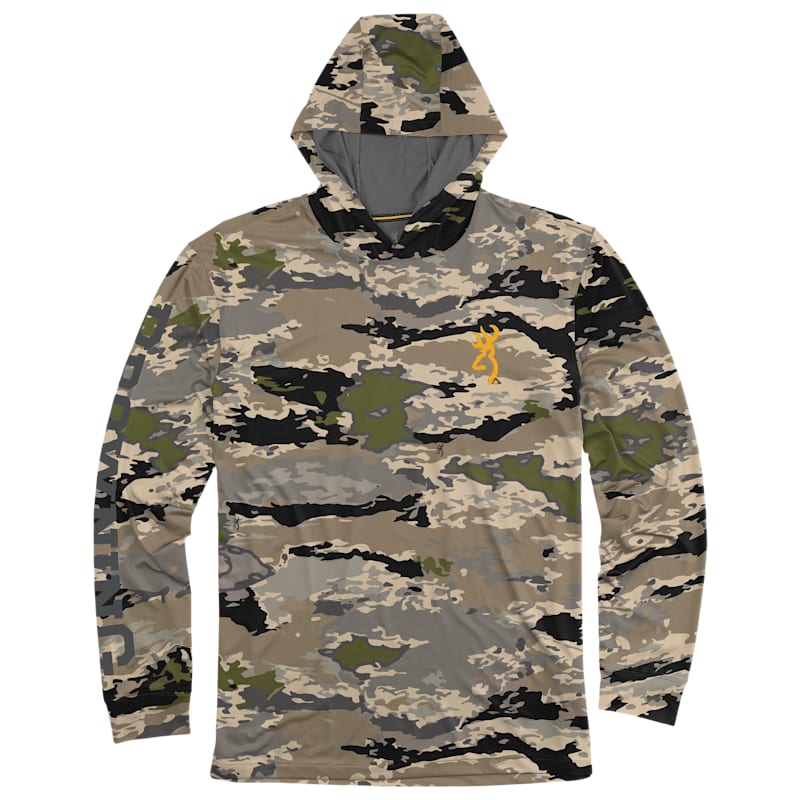 Browning Hooded Tech Long-Sleeve T-Shirt for Men