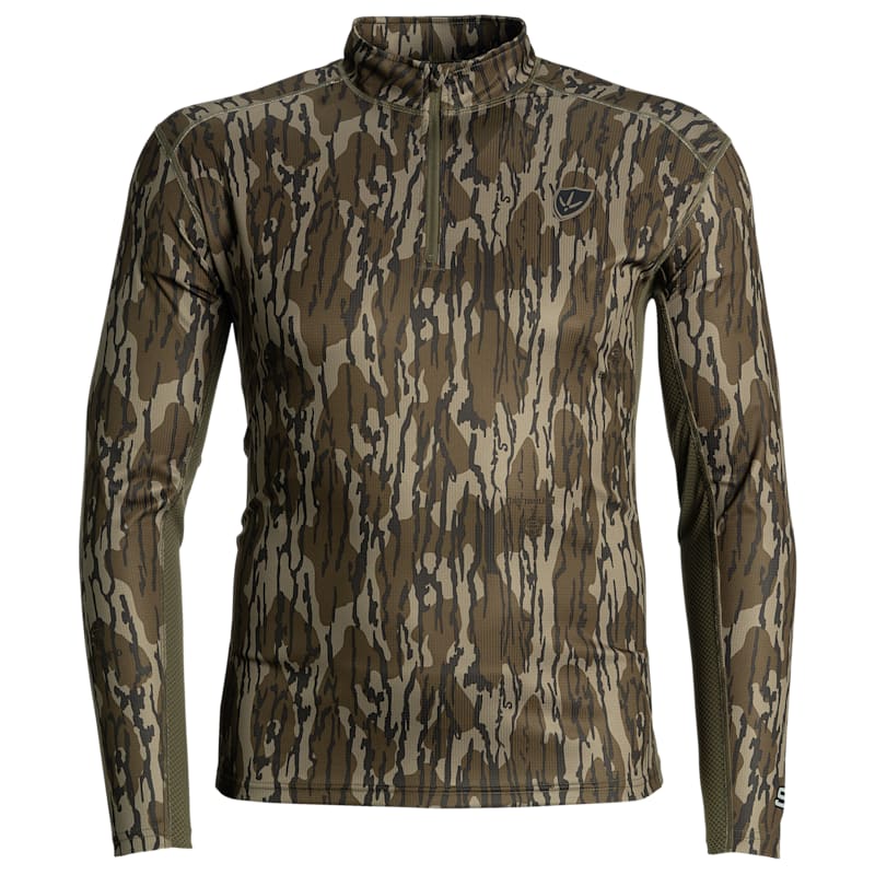 Blocker Outdoors Finisher Turkey Performance Quarter-Zip Long-Sleeve T-Shirt for Men