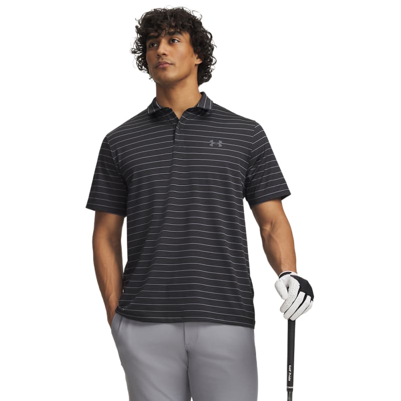Under Armour Matchplay Stripe Short-Sleeve Polo