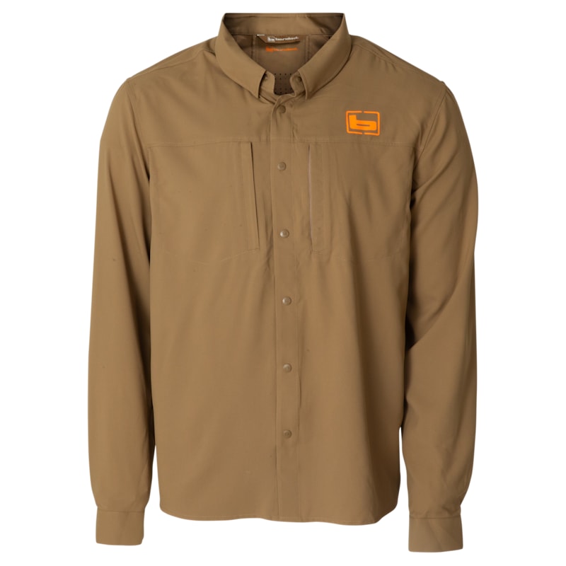 Banded Fieldstone Upland Long-Sleeve Snap-Down Shirt