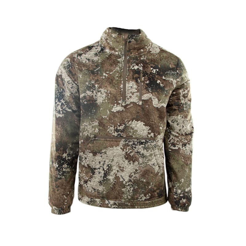 TrueTimber TrueSuede High-Pile LateRun Half-Zip Pullover for Men
