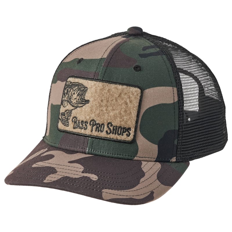 Bass Pro Shops Double-Duty Patch Mesh-Back Cap