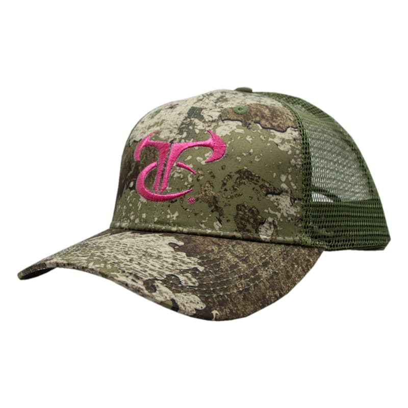 TrueTimber Embroidered Logo Mesh-Back Cap for Ladies