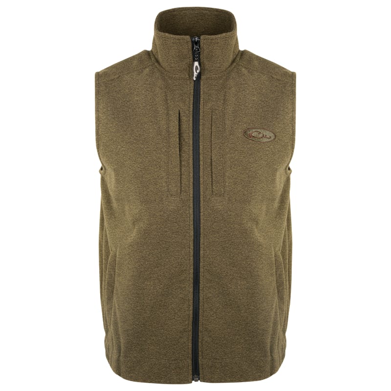 Drake Heathered Windproof Full-Zip Vest