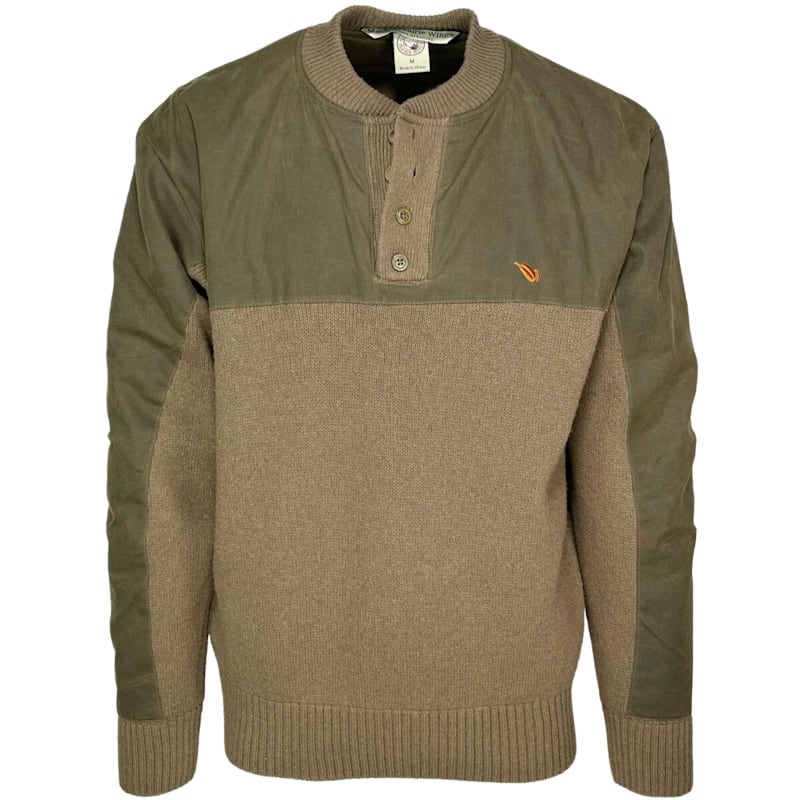 MPW Refuge Wind Tamer Wool Quarter Button Sweater