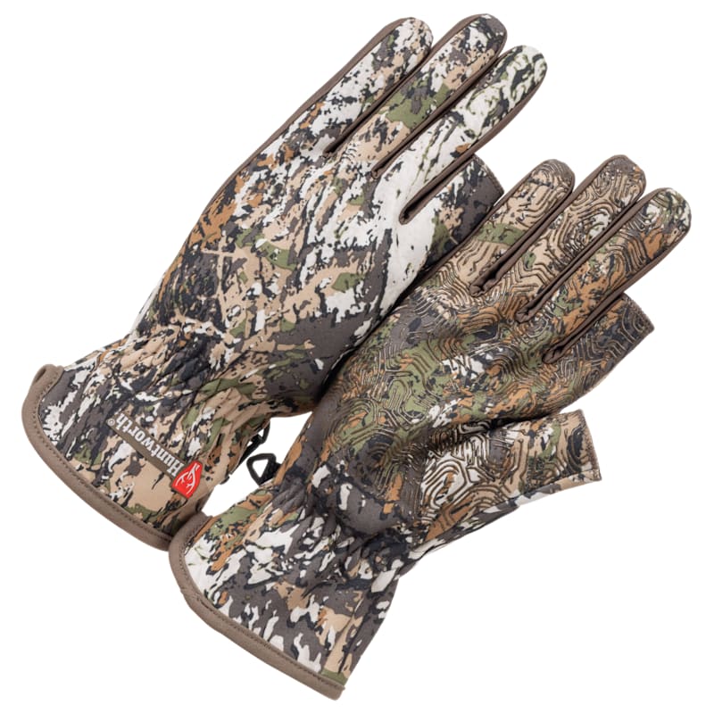 Huntworth Ames Lightweight Half-Finger Hunting Gloves for Men