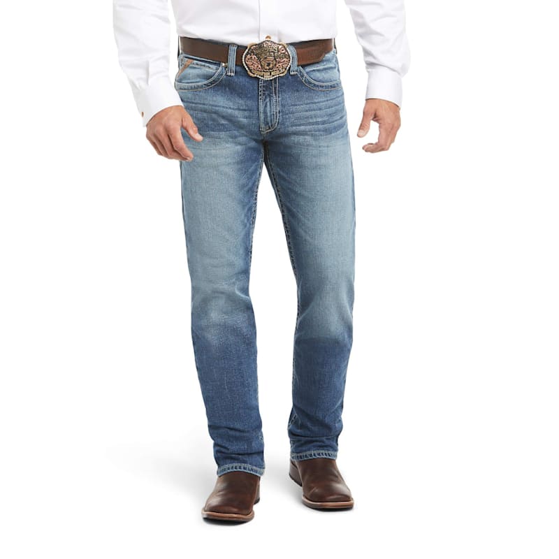 Ariat M4 Low-Rise Stretch Shoreway Straight-Leg Jeans for Men