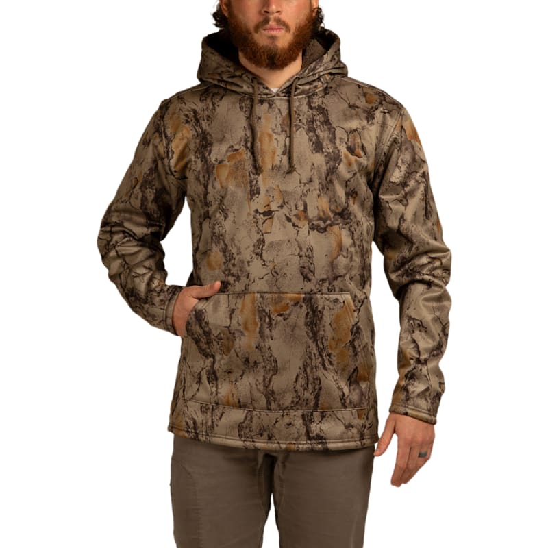 Natural Gear Coral Fleece-Lined Hoodie