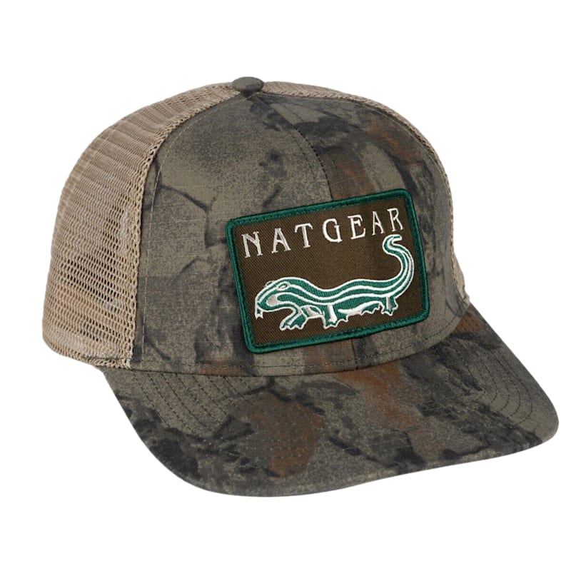 Natural Gear by Lost Hat Co "Retro" Logo Slate Cap