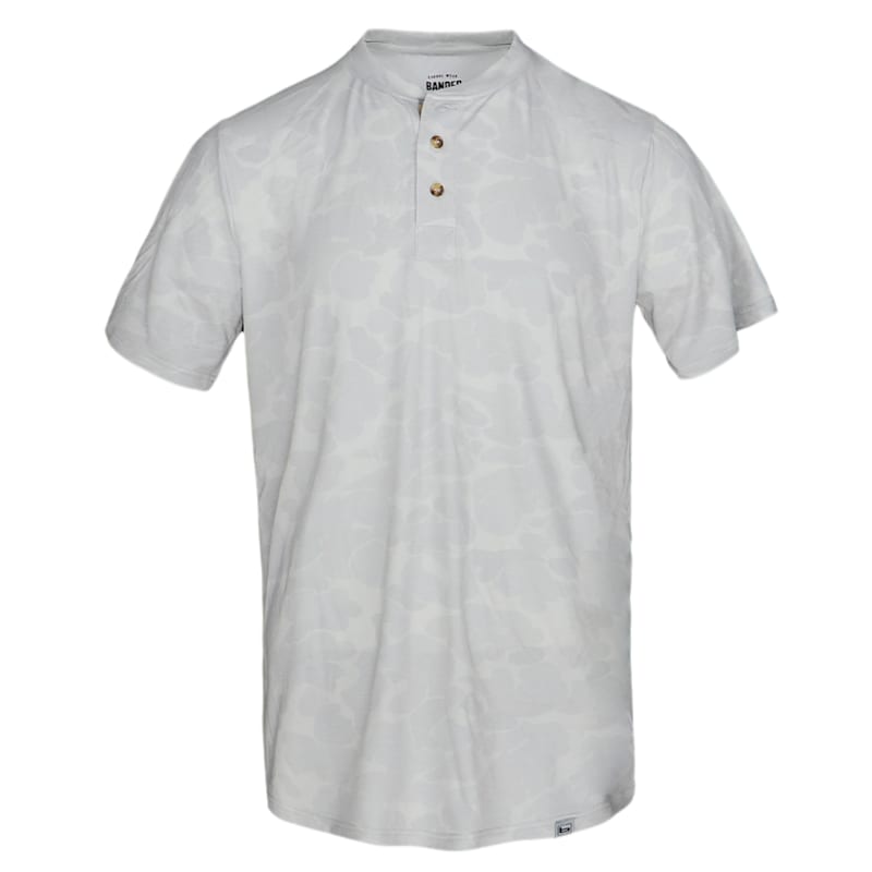 Banded Whiskey Creek Short-Sleeve Henley