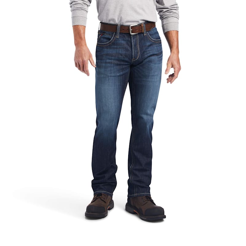 Ariat Flame-Resistant M5 Straight DuraLight Stretch Basic Straight-Leg Jeans for Men