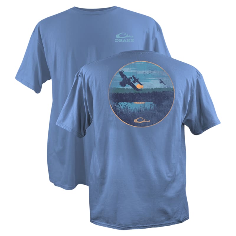 Drake Waterfowl Marsh Scenic Short-Sleeve T-Shirt