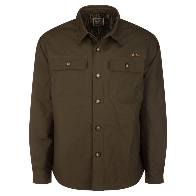 Drake Waterfowl MST Dry Waxed Cotton Shirt Jacket