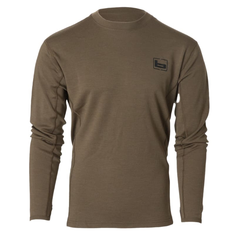Banded Base Merino Wool Crew Long Sleeve Pullover 230 Gram