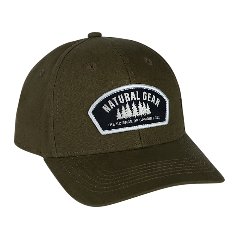 Natural Gear Tree Line Patch Heavy Twill Snapback Cap